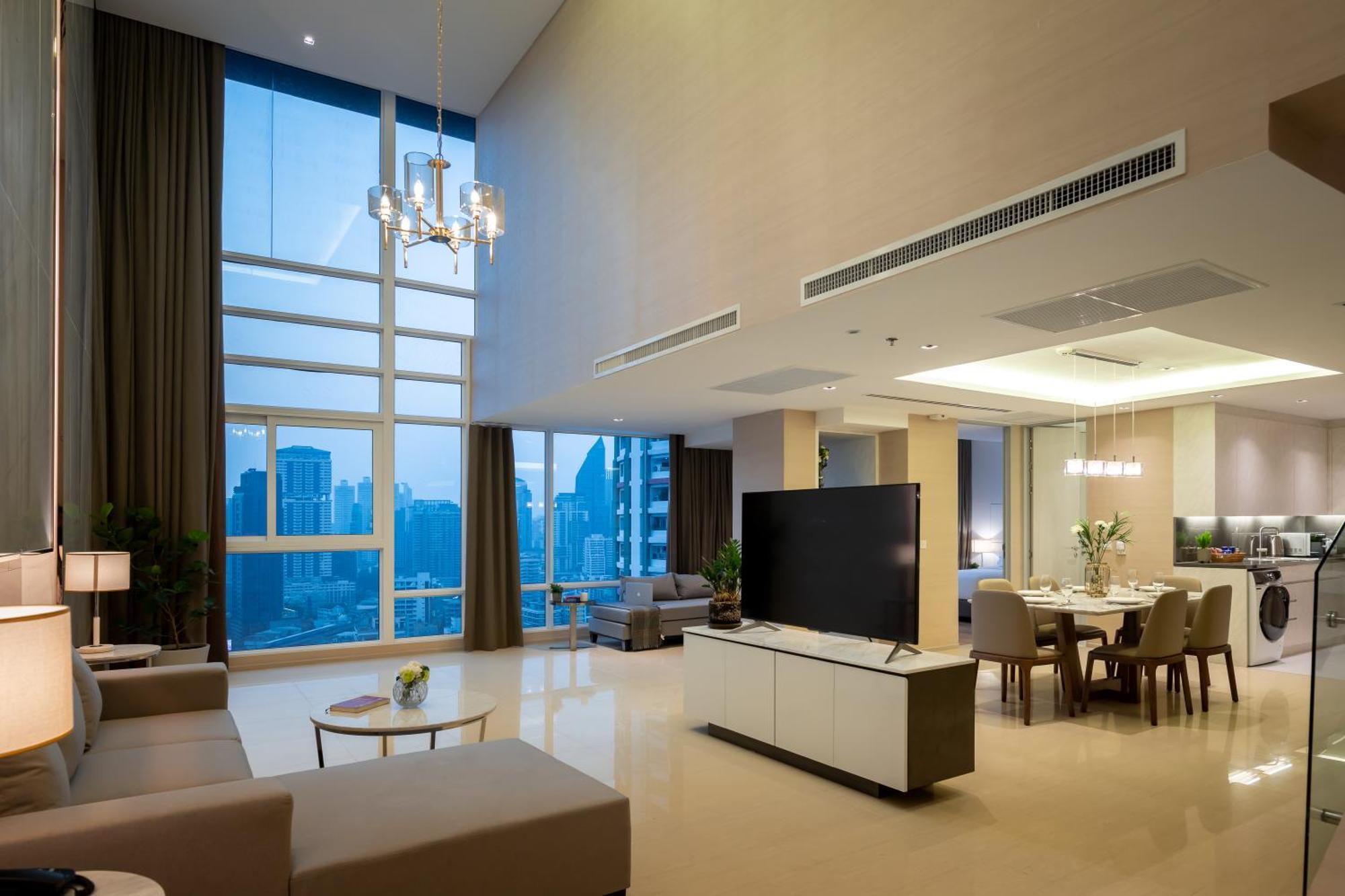 Jasmine 59 Hotel بانكوك المظهر الخارجي الصورة A living room in a condominium
